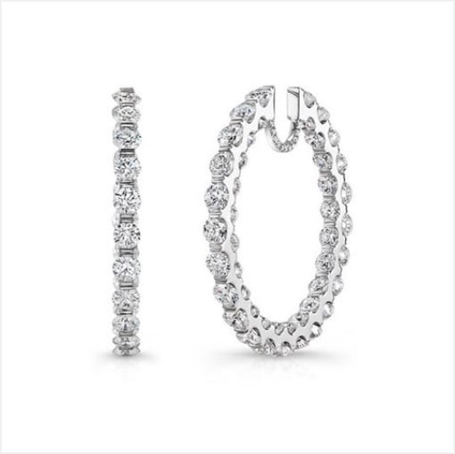 Hoop Earrings | Classic Diamond Jewellery | Forevermark | Forevermark