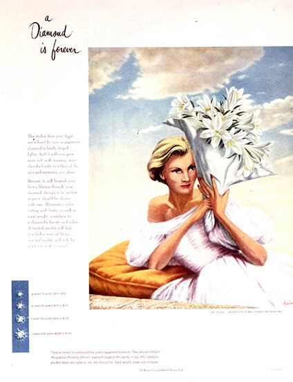 De Beers' most famous ad campaign marked the entire diamond