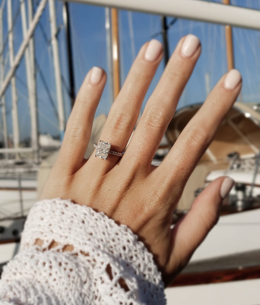 Fingernails for Engagement Ring Selfie