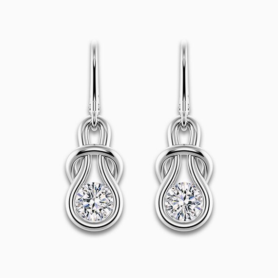Encordia® Solitaire Drop Earrings