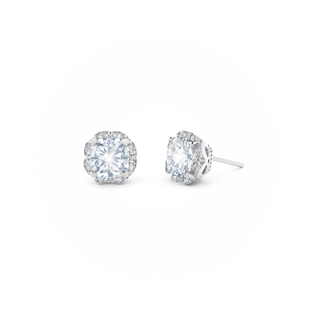 Endlea® Black Label Cushion Stud Earrings