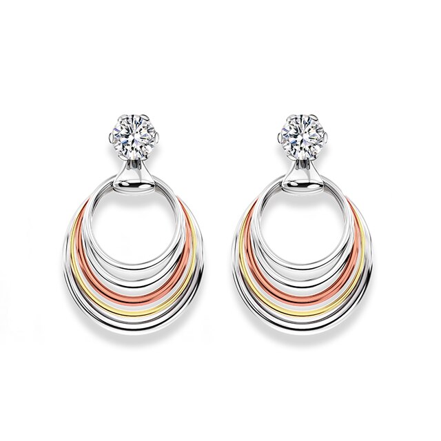 Millemoi™ Solitaire Circle Earrings