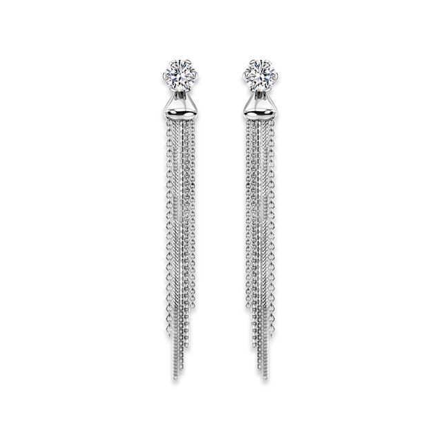 Twogether™ Two Diamond Plain Stud Earrings