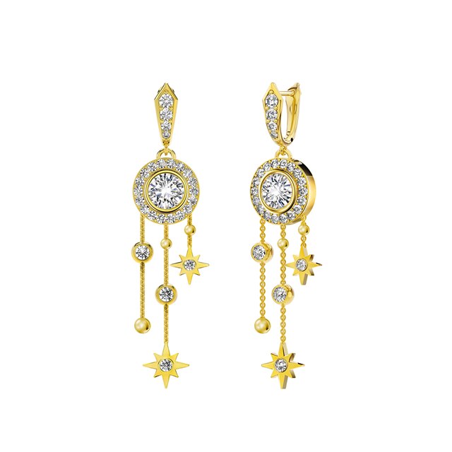 Halo Tassels Earrings