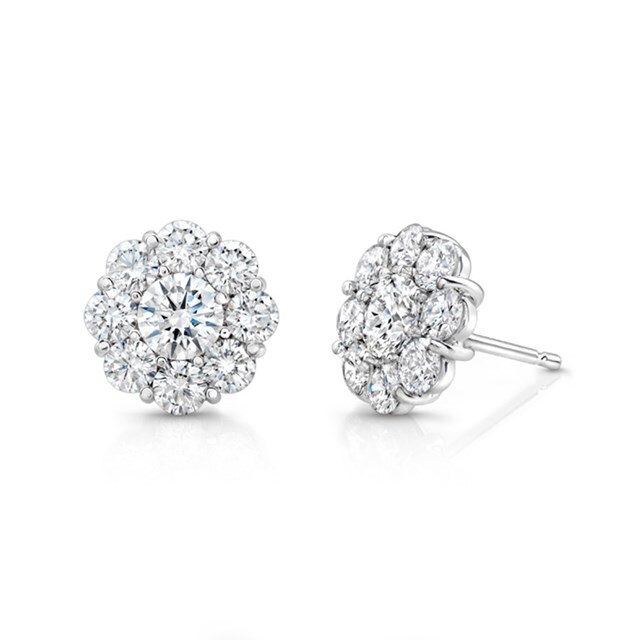 Cluster Stud Earrings