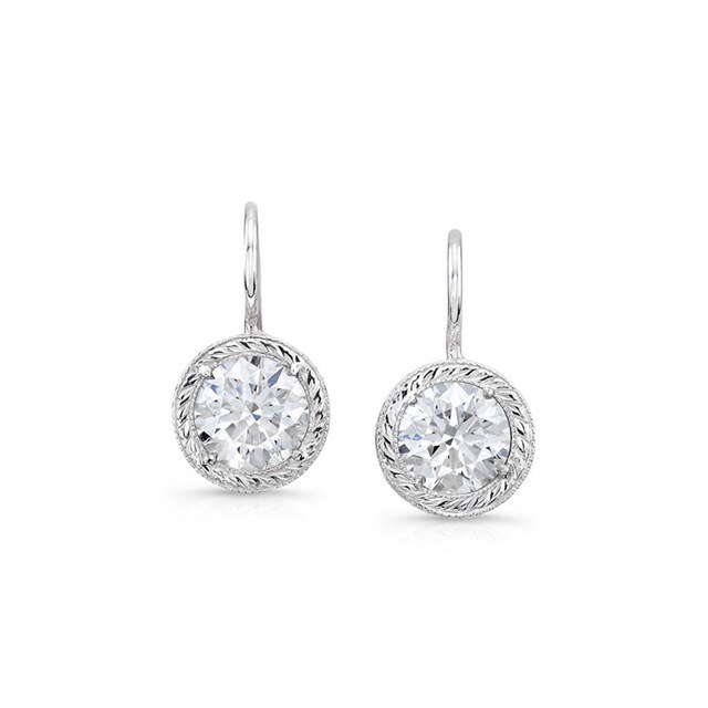 Engraved Dangle Earrings