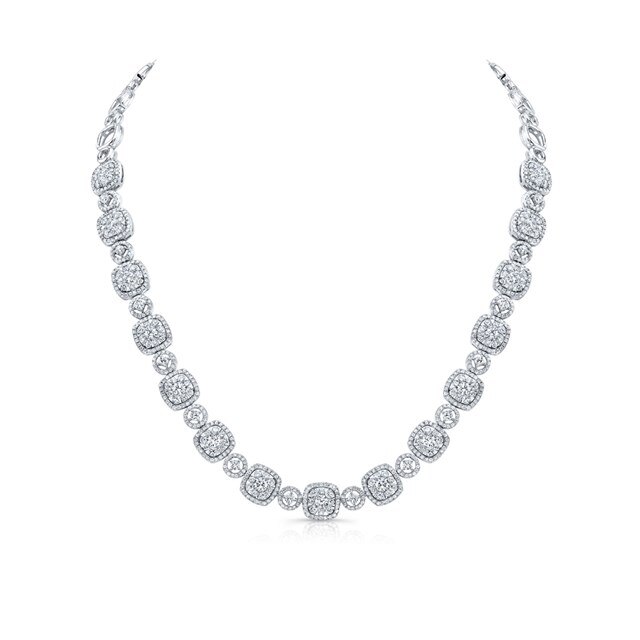 Grand Intricate Diamond Necklace