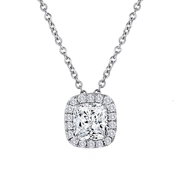 Diamond Halo Pendant