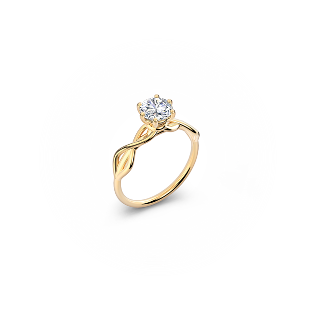 Solitaire 6 Prongs Ring