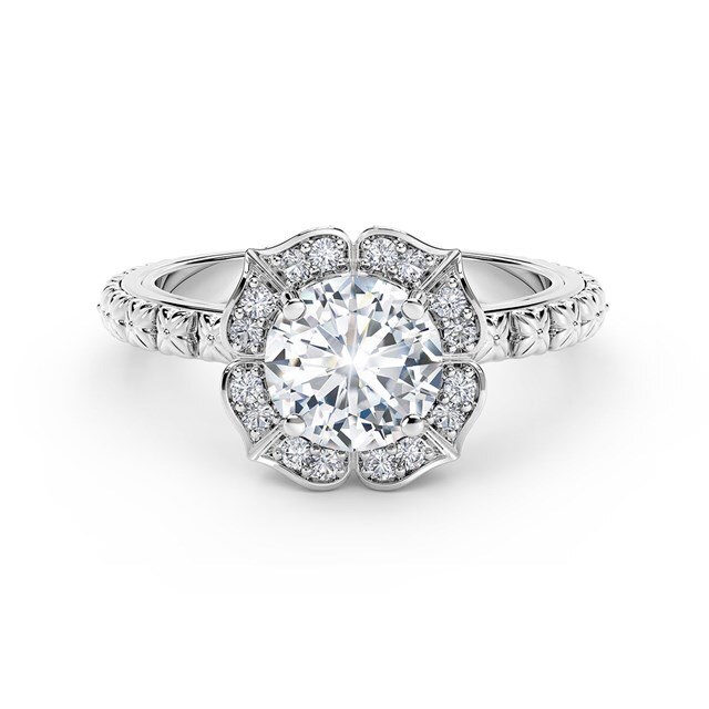 Flora Diamond Engagement Ring