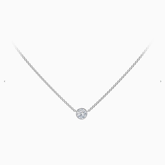 The Forevermark Tribute™ Collection Round Diamond Necklace