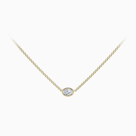 The Forevermark Tribute™ Collection Oval Diamond Necklace