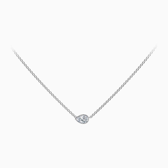 The Forevermark Tribute™ Collection Pear Diamond Necklace