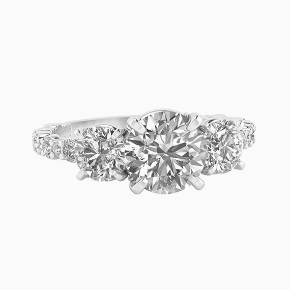 Integre Perfect Three Stone Ring