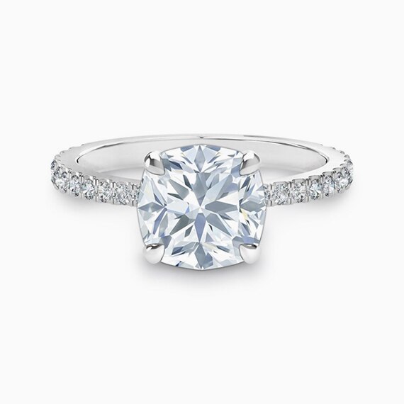 FireCushion® Solitaire Engagement Ring