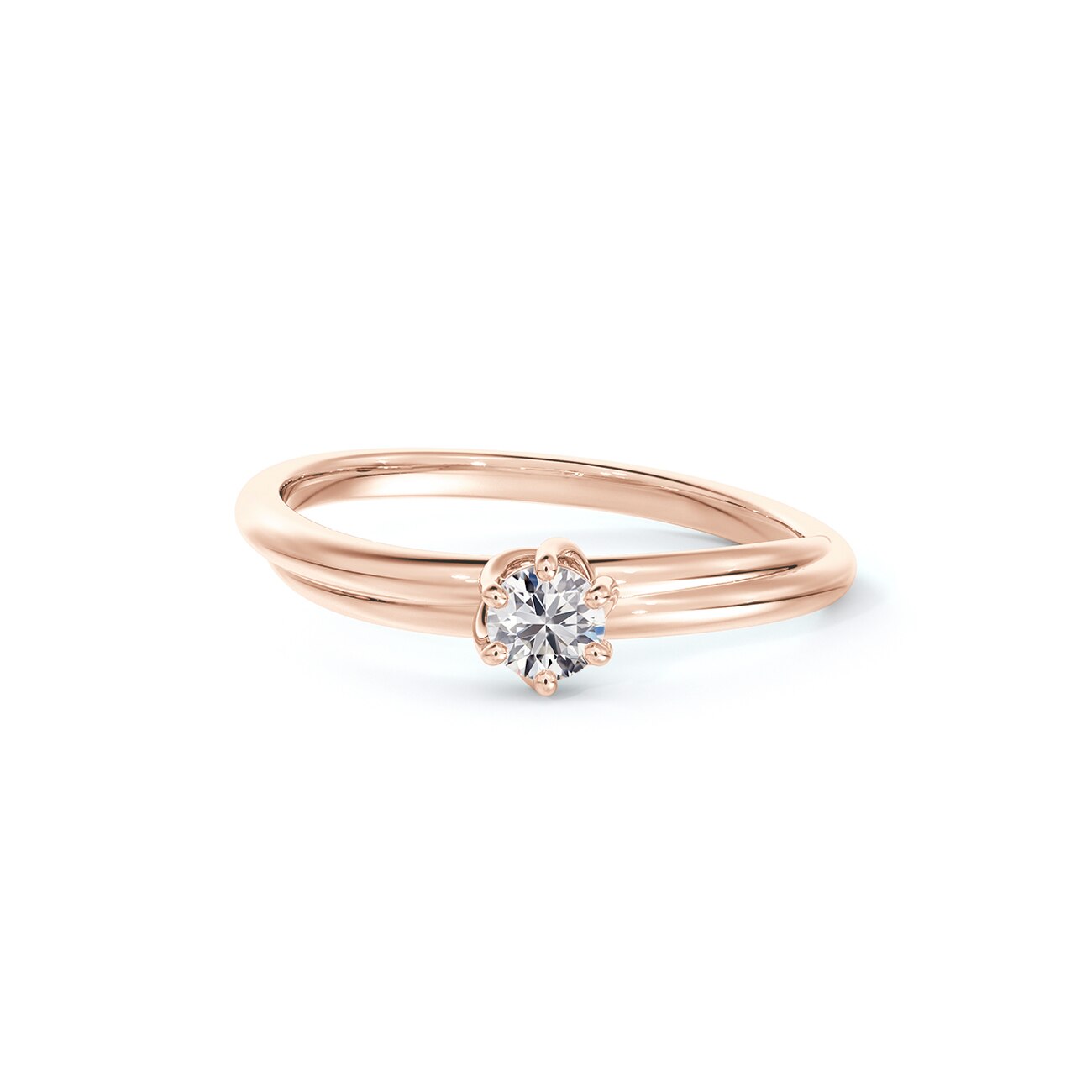 Forevermark x Micaela diamond engagement ring