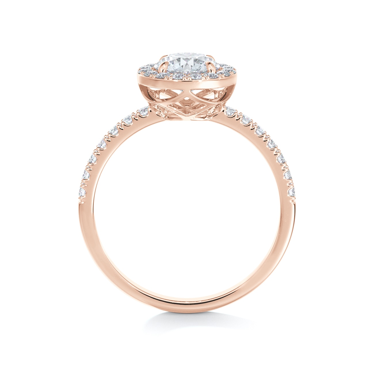 Forevermark Icon Setting Round Engagement Ring With Diamond Band – Michaels  Jewelers