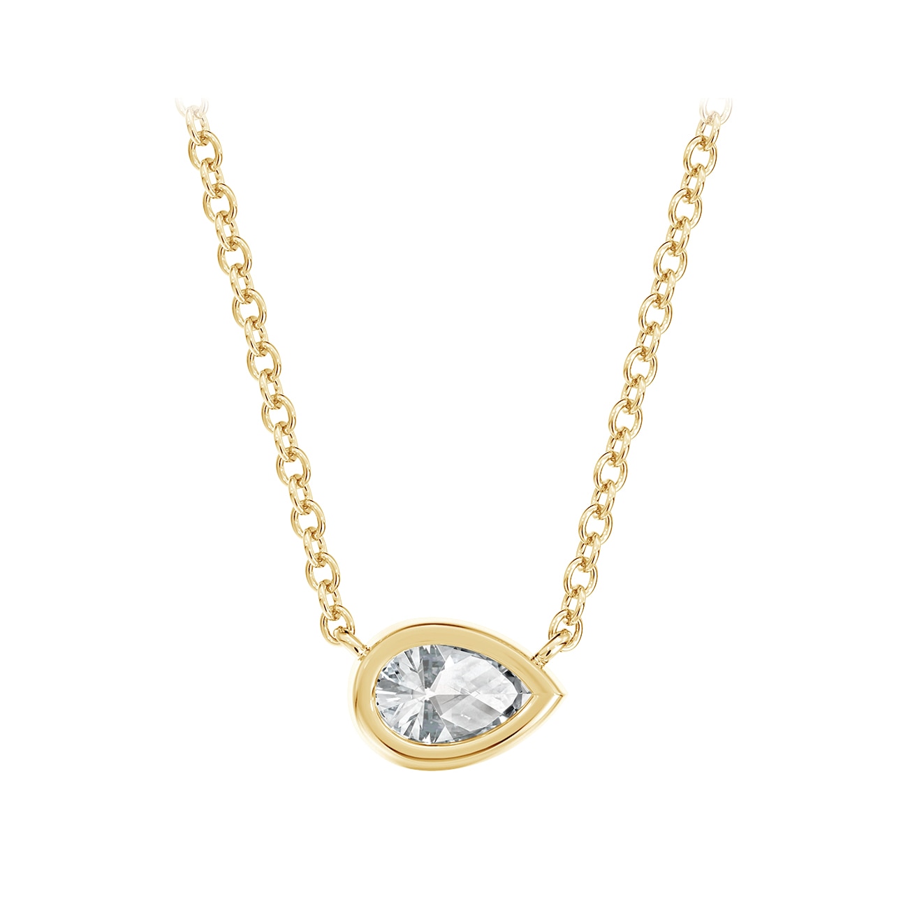 The Forevermark Tribute™ Collection Pear Diamond Necklace