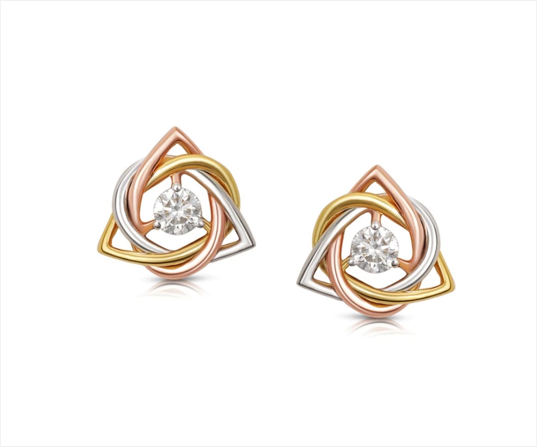 Diamond earrings on sale studs design